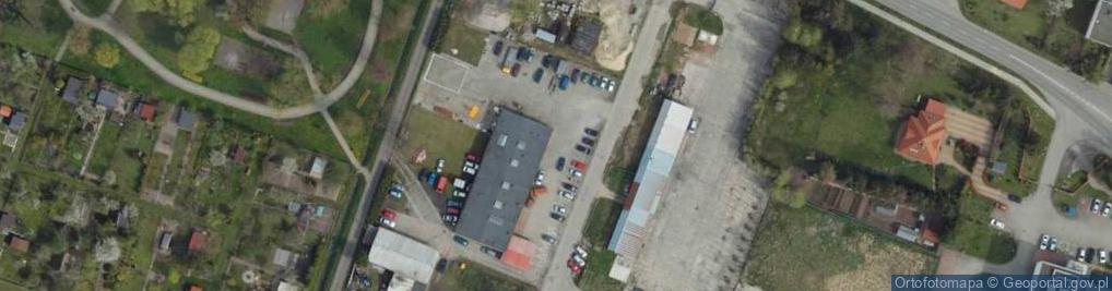 Zdjęcie satelitarne Przedsiębiorstwo Handlowo Usługowe Motoryzacji Auto Serwis w Elblągu
