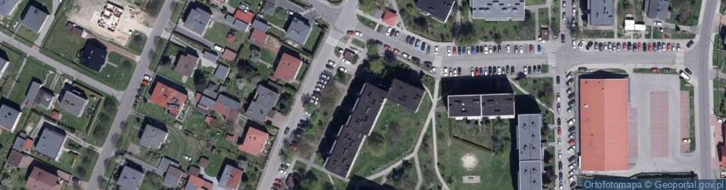 Zdjęcie satelitarne Przedsiębiorstwo Handlowo Usługowe Orbisat w Rybniku [ w Likwidacji
