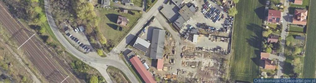 Zdjęcie satelitarne Przedsiębiorstwo Handlowo Usługowe Suszenie Drewna Jerzy Kuszerski Grzegorz Kuszerski Wiesława Cacciamani