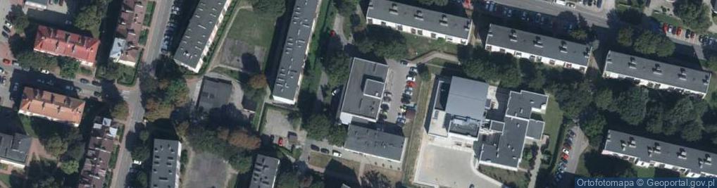 Zdjęcie satelitarne Przedsiębiorstwo Handlowo - Usługowe T O P S P O R T Stanisława Kosińska