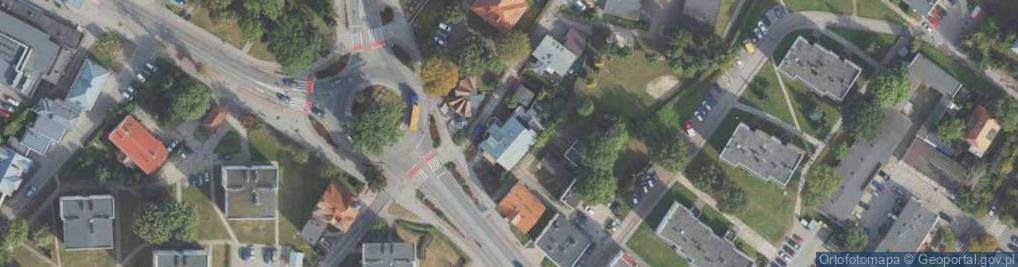 Zdjęcie satelitarne Przedsiębiorstwo Handlowo Usługowe TMX Teresa Trybańska