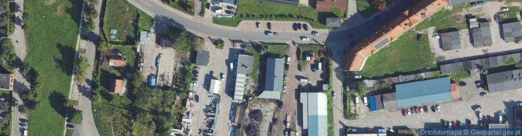 Zdjęcie satelitarne Przedsiębiorstwo Handlowo Usługowe Top Bud Leszek Wiśniewski Jacek Wiśniewski Katarzyna Wiśniewska