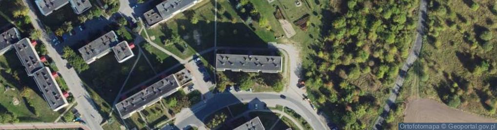 Zdjęcie satelitarne Przedsiębiorstwo Handlowo Usługowo Gastronomiczne Janinex