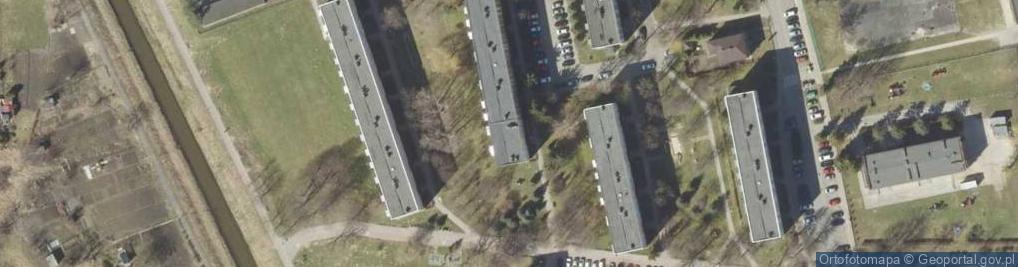 Zdjęcie satelitarne Przedsiębiorstwo Handlowo-Usługowo-Produkcyjne HEFAw Zamościu