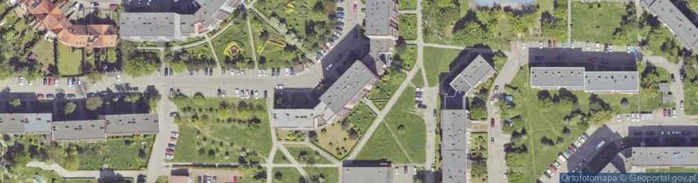 Zdjęcie satelitarne Przedsiębiorstwo Handlowo Usługowo Produkcyjne Tom