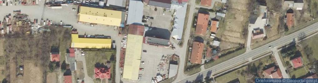 Zdjęcie satelitarne Przedsiębiorstwo Handlowo Usługowo Transportowo Produkcyjne Dis Pol