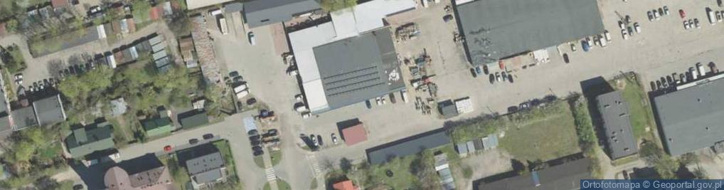 Zdjęcie satelitarne Przedsiębiorstwo Handlu i Zaopatrzenia Rolnictwa Samopomoc Chłopska