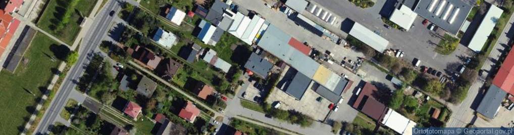 Zdjęcie satelitarne Przedsiębiorstwo Import Eksport Auto Komis Kosiorowski Czarnecka