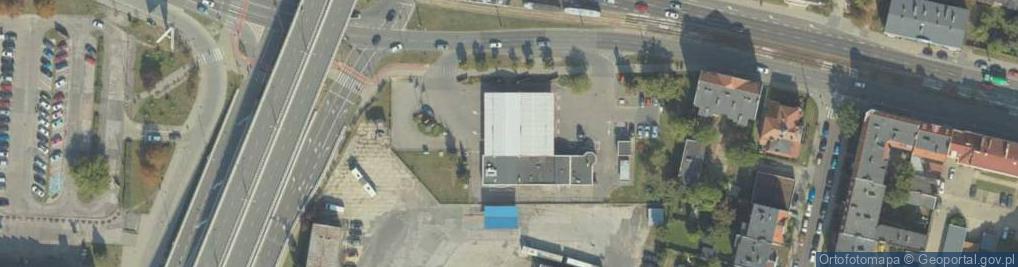 Zdjęcie satelitarne Przedsiębiorstwo Komunikacji Samochodowej w Bydgoszczy