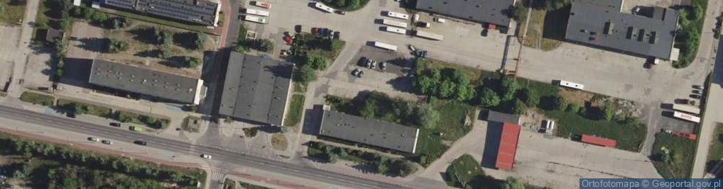 Zdjęcie satelitarne Przedsiębiorstwo Komunikacji Samochodowej w Koninie