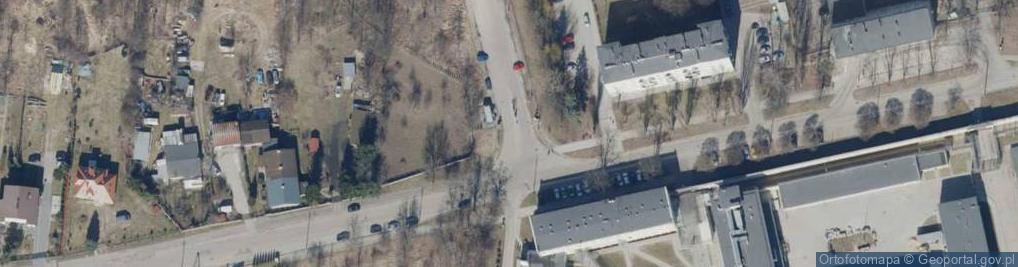 Zdjęcie satelitarne Przedsiębiorstwo Komunikacji Samochodowej w Łodzi