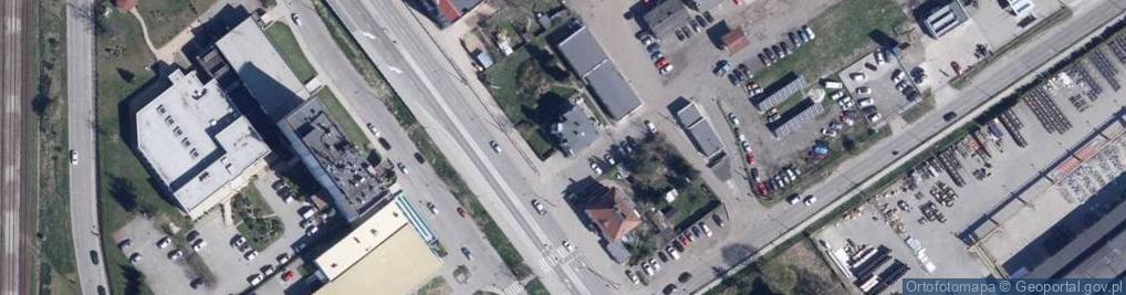 Zdjęcie satelitarne Przedsiębiorstwo Komunikacji Samochodowej w Nysie