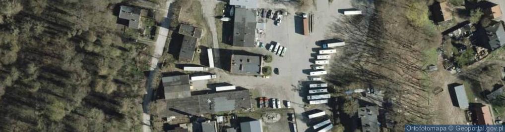 Zdjęcie satelitarne Przedsiębiorstwo Komunikacji Samochodowej w Ostródzie