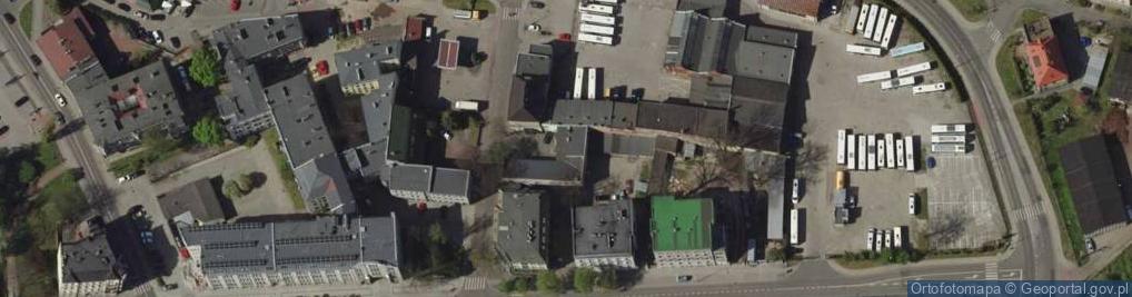 Zdjęcie satelitarne Przedsiębiorstwo Komunikacji Samochodowej w Raciborzu
