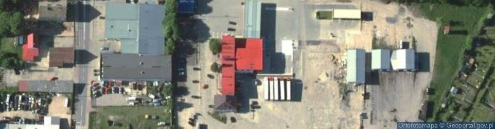 Zdjęcie satelitarne Przedsiębiorstwo Komunikacji Samochodowej w Szczytnie