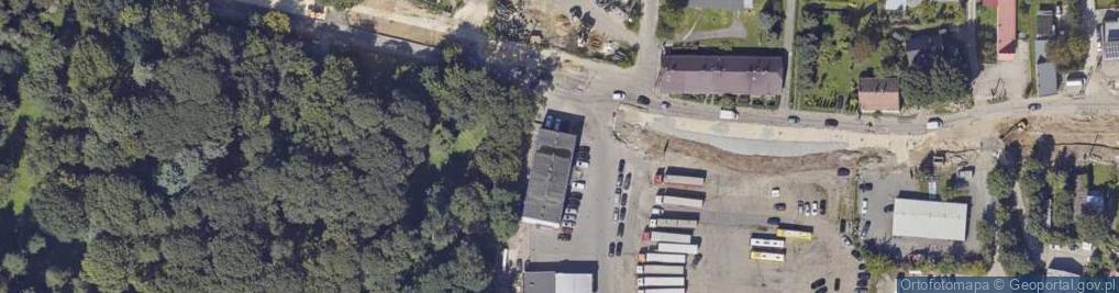 Zdjęcie satelitarne Przedsiębiorstwo Komunikacji Samochodowej