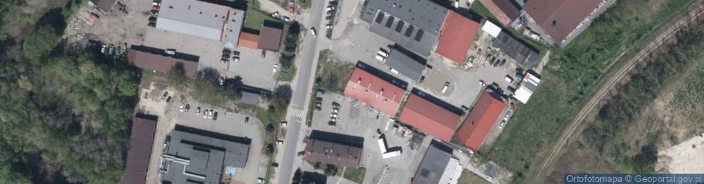 Zdjęcie satelitarne Przedsiębiorstwo Obrotu Chemikaliami Chemik Kryca Janusz Białoń Andrzej