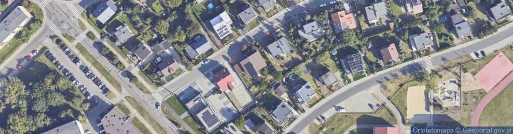 Zdjęcie satelitarne Przedsiębiorstwo Produkcji Handlu i Usług Drwęca