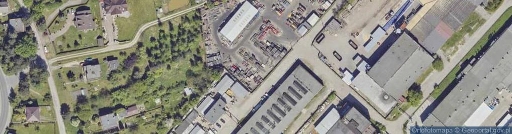 Zdjęcie satelitarne Przedsiębiorstwo Produkcji Obuwia Chełmek Likwidacji