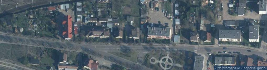 Zdjęcie satelitarne Przedsiębiorstwo Produkcyjno Handlowo Usługowe Driada Działalnośc Taksówek Osobowych