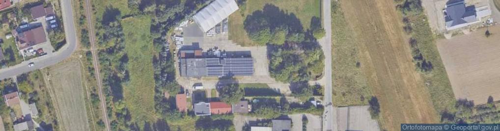 Zdjęcie satelitarne Przedsiębiorstwo Produkcyjno Handlowo Usługowe Ubojnia Zwierząt Rzeźnych Rypin Robert Laskowski Paweł Świeżak