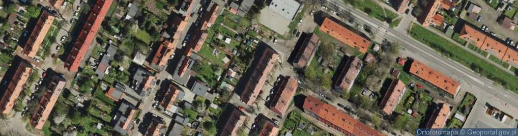 Zdjęcie satelitarne Przedsiębiorstwo Produkcyjno Transportowo Handlowo Usługowe Em-Fol-Szklarczyk Magdalena