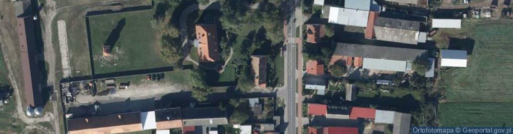 Zdjęcie satelitarne Przedsiębiorstwo Produkcyjno Usługowo Handlowe Aga Kiełpiny