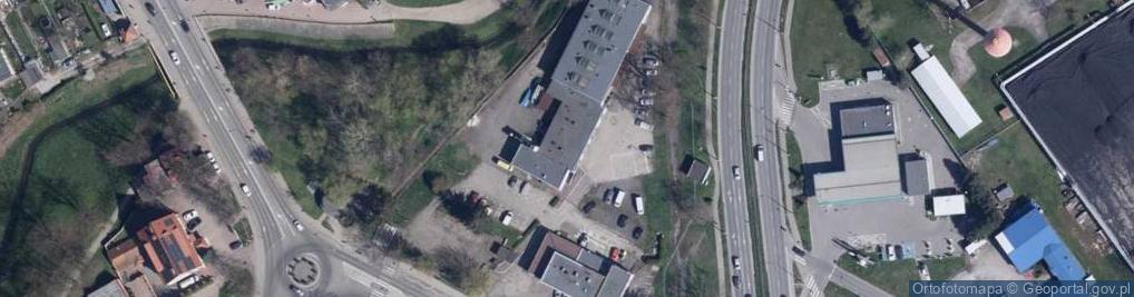Zdjęcie satelitarne Przedsiębiorstwo Produkcyjno Usługowo Handlowe Polmozbyt Nysa
