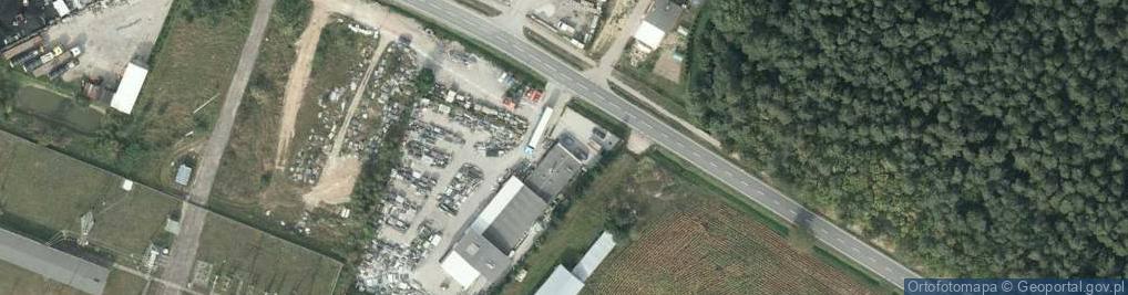 Zdjęcie satelitarne Przedsiębiorstwo Produkcyjno Usługowo Handlowe Tom Rys