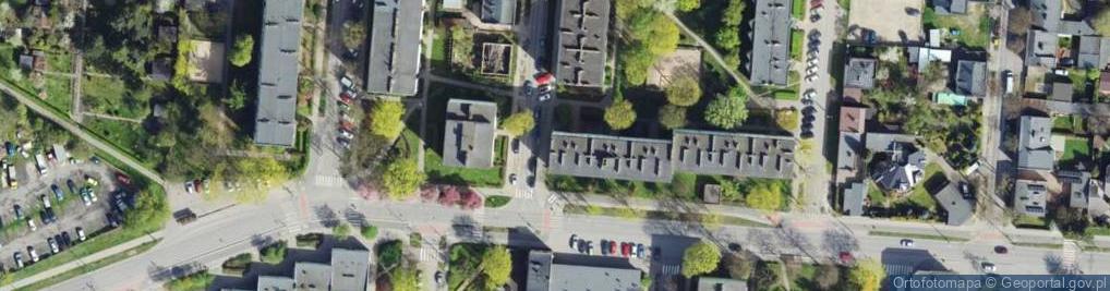Zdjęcie satelitarne Przedsiębiorstwo Projektowania i Nadzoru Robót Sanitarnych