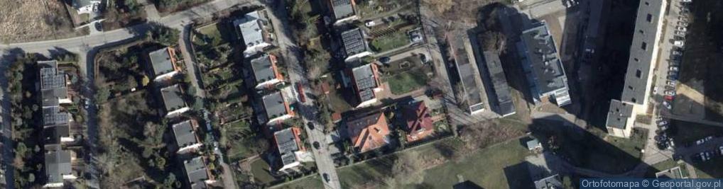 Zdjęcie satelitarne Przedsiębiorstwo Projektowania i Realizacji Budownictwa Budex Stanisław Bach Teresa Bach