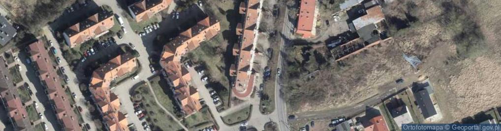 Zdjęcie satelitarne Przedsiębiorstwo Projektowania i Realizacji Optomedia Tomasz Siara