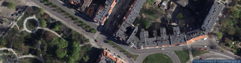Zdjęcie satelitarne Przedsiębiorstwo Projektowe i Realizacyjne Budownictwa Pion 2
