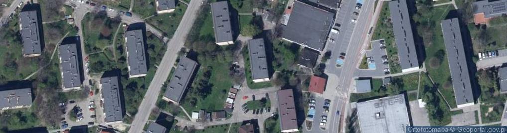 Zdjęcie satelitarne Przedsiębiorstwo Przemysłowo Handlowo Usługowe Budmax