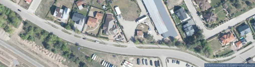 Zdjęcie satelitarne Przedsiębiorstwo Przemysłowo Handlowo Usługowe Las Danmex