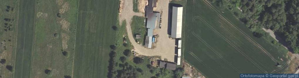 Zdjęcie satelitarne Przedsiębiorstwo Przerobu i Obrotu Drewnem w Szewni Górnej