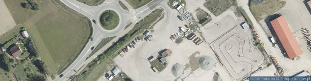 Zdjęcie satelitarne Przedsiębiorstwo Robót Drogowych w Ełku