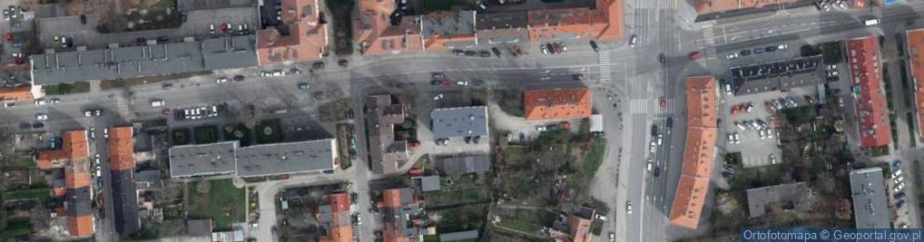 Zdjęcie satelitarne Przedsiębiorstwo Techniczno Handlowe Miastoprojekt Delta
