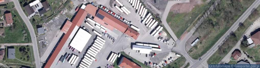 Zdjęcie satelitarne Przedsiębiorstwo Transportowo Spedycyjne Aleks