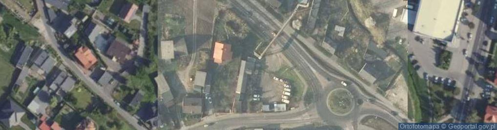 Zdjęcie satelitarne Przedsiębiorstwo Usługowo Handlowe Auto Handel Auto Holowanie J K Laube
