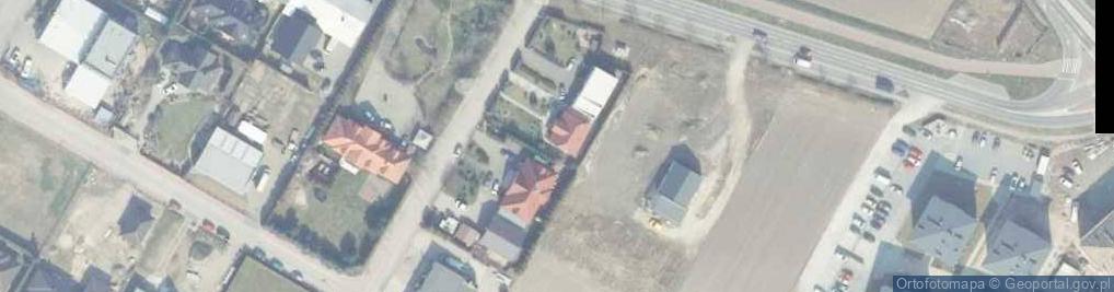 Zdjęcie satelitarne Przedsiębiorstwo Usługowo Handlowe Autolux Myjnia Samochodowa Wulkanizacja Kotoński Radosław Szuflak Damian