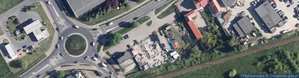 Zdjęcie satelitarne Przedsiębiorstwo Usługowo-Handlowe Dan-Tech Daniel Krawczyk