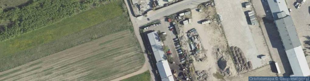 Zdjęcie satelitarne Przedsiębiorstwo Usługowo Handlowe Hydro Diesel A A Pawelscy