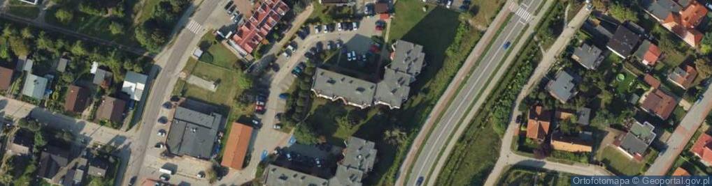 Zdjęcie satelitarne Przedsiębiorstwo Usługowo Handlowe MB Magdalena Bielawska