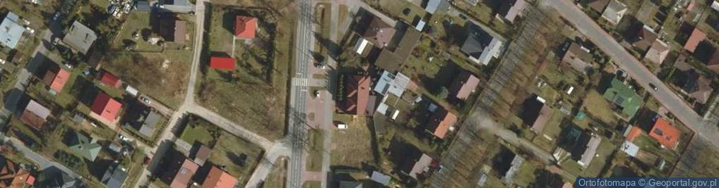 Zdjęcie satelitarne Przedsiębiorstwo Usługowo Handlowe Modrzew
