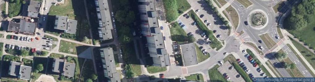 Zdjęcie satelitarne Przedsiębiorstwo Usługowo Handlowe Motowiz II Agent Ubezpieczeniowy