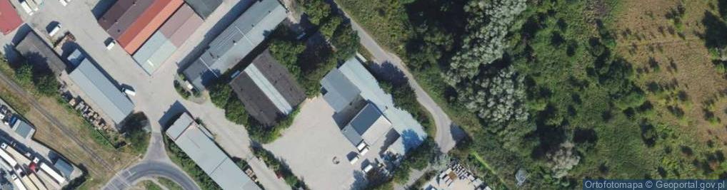 Zdjęcie satelitarne Przedsiębiorstwo Usługowo Produkcyjno Handlowe Auto Remont Dunajski Mieczysław Cybulski Stanisław