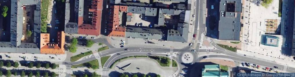 Zdjęcie satelitarne Przedsiębiorstwo Usługowo Transportowe Mega Trans A K Miara