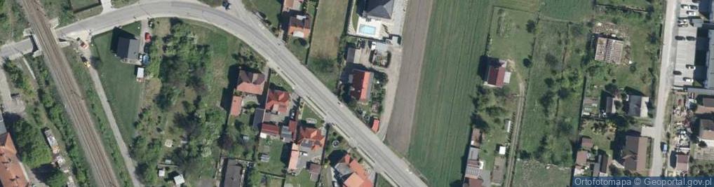 Zdjęcie satelitarne Przedsiębiorstwo Wielobranżowe Apa Chocianowicz Arkadiusz Rejek Artur Grzebieniak Przemysław