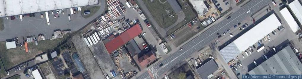 Zdjęcie satelitarne Przedsiębiorstwo Wielobranżowe Jolania Hurtownia Materiałów Budowlanych G Andrzejewski J Olszewski M i w Rosa